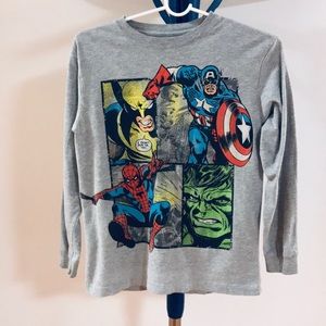 Old Navy Superman kid’s long sleeve Gray T-shirt